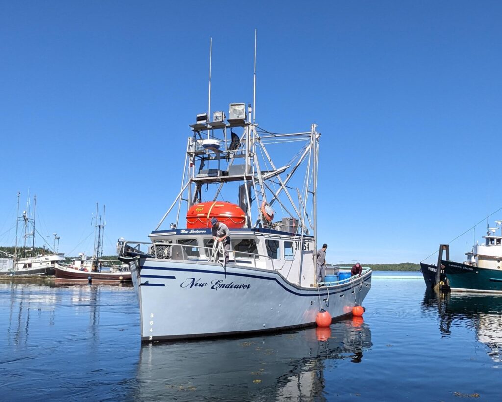 fishing vessel leaving port